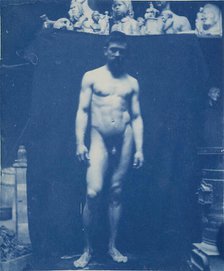 Standing Nude (Samuel Murray), c. 1890-1892. Creator: Thomas Eakins.