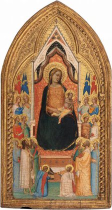 Madonna and Child with Saints and Angels, c. 1345. Creator: Bernardo Daddi.