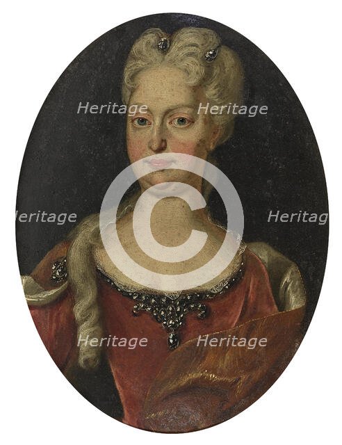 Portrait of Elisabeth Christine of Brunswick-Wolfenbüttel (1691-1750), Holy Roman Empress, First thi Creator: Anonymous.