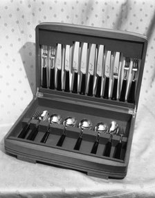 Cutlery from Champion Scissors, Mexborough, South Yorkshire, 1962. Creator: Michael Walters.