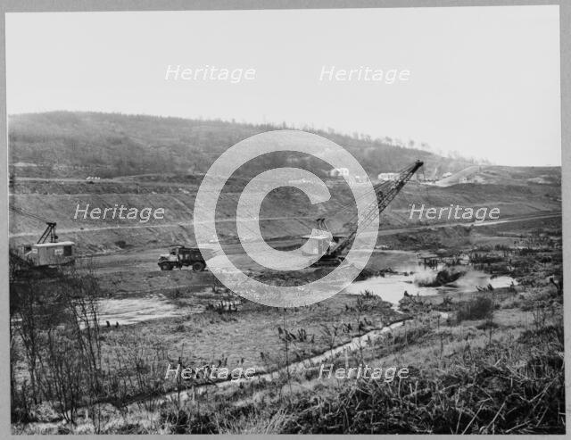 M6 Motorway, Madeley, Newcastle-under-Lyme, Staffordshire, 11/04/1963. Creator: John Laing plc.