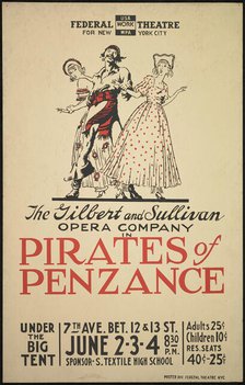 Pirates of Penzance, [193-]. Creator: Unknown.