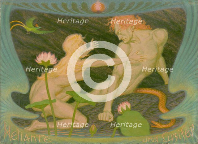 Heliante and Lucifer, 1933. Creator: Fidus (1868-1948).