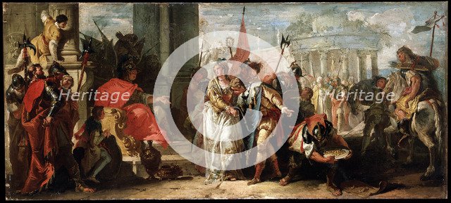 'The Magnanimity of Scipio Africanus', c1727-1769. Artist: Francesco Fontebasso