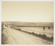 Maneuvers, Camp de Châlons, 1857. Creator: Gustave Le Gray.