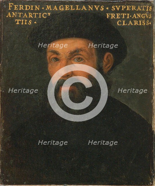 Portrait of Ferdinand Magellan, c1579. Creator: Anonymous.