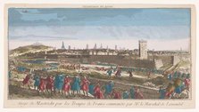View of the siege of Maastricht by the French in 1748, 1748-1799. Creator: Anon.