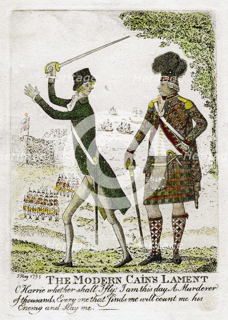 'The Modern Cains Lament', 1798.Artist: J Kay