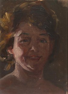 Head of the Artist, late 19th-early 20th century. Creator: Alice Pike Barney.