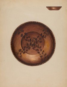 Pie Plate, 1936. Creator: Anna Aloisi.