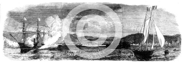 Cherbourg from the Sea, 1858. Creator: Unknown.