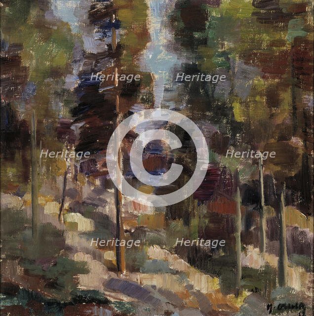 Forest Landscape, 1912. Creator: Yrjö Aleksander Ollila.