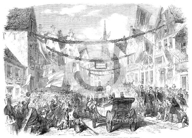 The Schleswig-Holstein Difficulty: triumphal entry of Prince Frederick..., Holstein, 1864. Creator: Unknown.