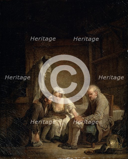 'Blind Man Deceived', c1755. Artist: Jean-Baptiste Greuze