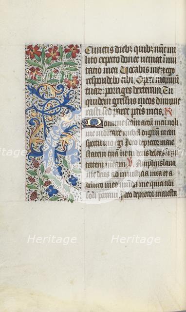 Book of Hours (Use of Rouen): fol. 124v, c. 1470. Creator: Master of the Geneva Latini (French, active Rouen, 1460-80).