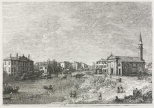 Views: View of Dolo, A Town on the Brenta, West of Venice, 1735-1746. Creator: Antonio Canaletto (Italian, 1697-1768).