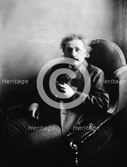 Albert Einstein (1879-1955), German, Physicist. Artist: Unknown