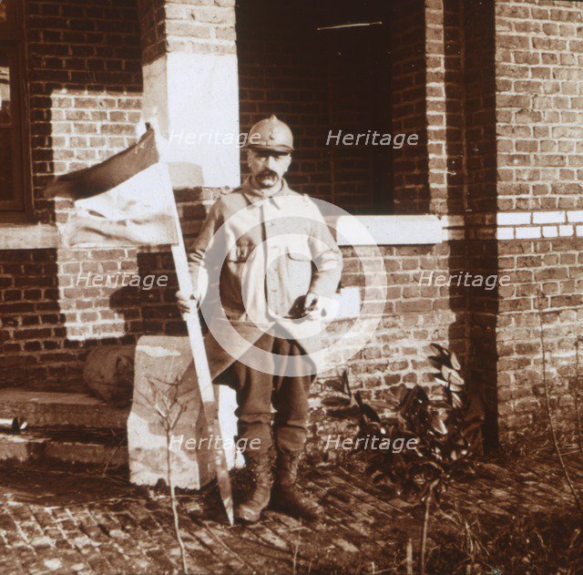 German pennants, Carency, northern France, c1914-c1918.  Artist: Unknown.