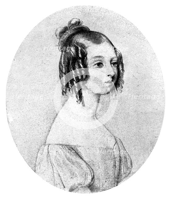 Princess Victoria at the age of fifteen, c1834.Artist: John Rogers Herbert