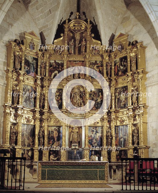 Altarpiece of the Church of the Assumption of Arroyo de la Luz (Cáceres), by Luis Morales.