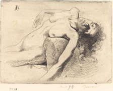Dying Woman (La Mourante), 1885. Creator: Paul Albert Besnard.
