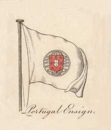 'Portugal Ensign', 1838. Artist: Unknown.