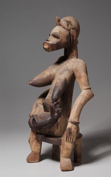Mother-and-Child Figure, 1800s-1900s. Creator: Unknown.