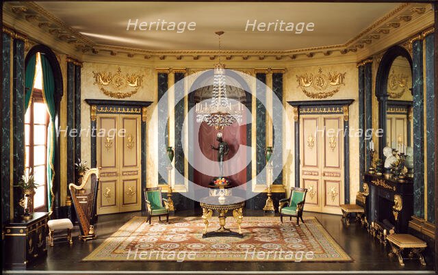 E-26: French Anteroom of the Empire Period, c. 1810, United States, c. 1937. Creator: Narcissa Niblack Thorne.