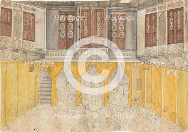 Palace Interior, ca. 1880-1900. Creator: Ragunath.