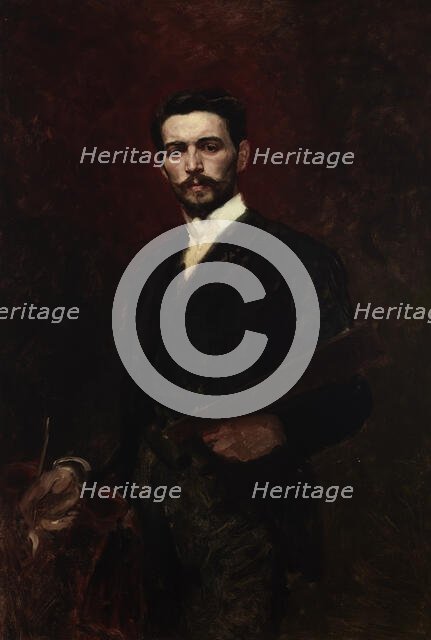 Portrait of Józef Unierzyski, c1887. Creator: Stanislaw Jakub Rostworowski.