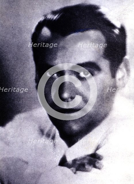 Federico Garcia Lorca (1898-1936), Spanish writer.