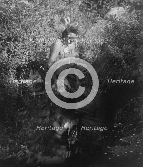 The drink, c1905. Creator: Edward Sheriff Curtis.