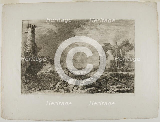 The Shipwreck, 1753-54. Creator: Adriaen Manglard.