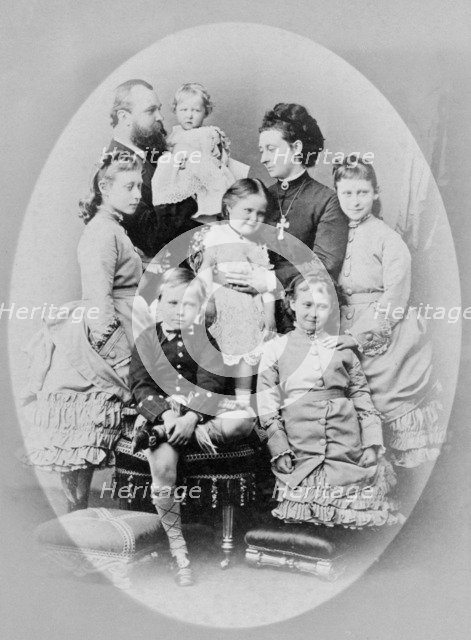 The Grand Ducal family of Hesse, c1873. Creator: Unknown.