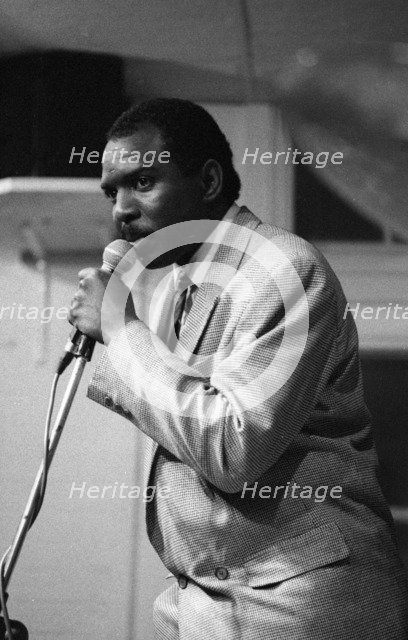 James Williams, Tenor Clef, Hoxton Square, London, June 1991.  Artist: Brian O'Connor.