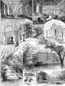 Sketches at Longleat, seat of the Marquis of Bath, 1881 Creator: Unknown.