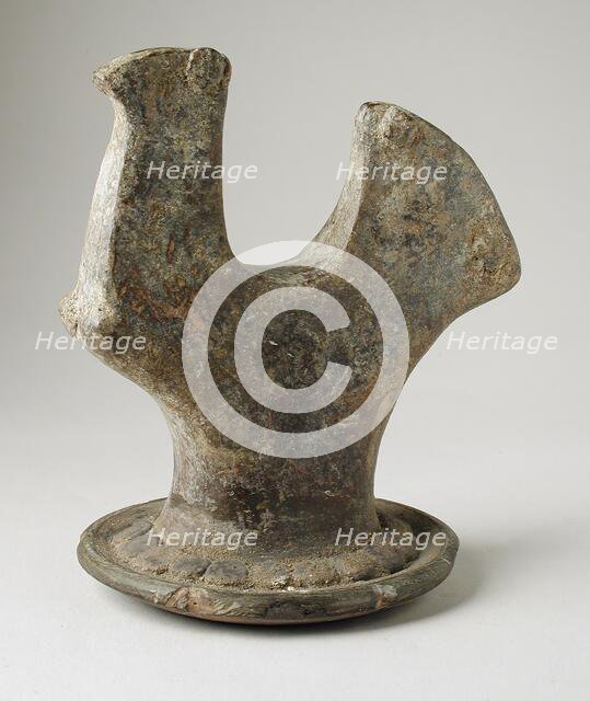 Plaque: Rooster. Creator: Unknown.