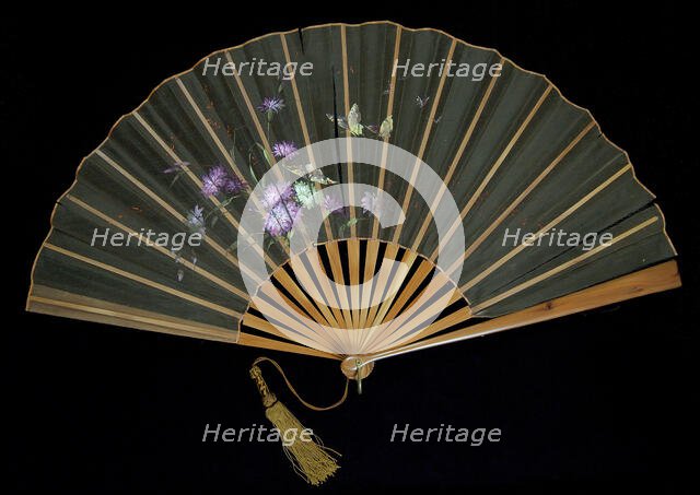 Fan, French, 1885-95. Creator: Unknown.