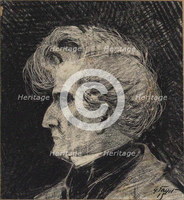 Portrait of Hector Berlioz (1803-1869), 1915.