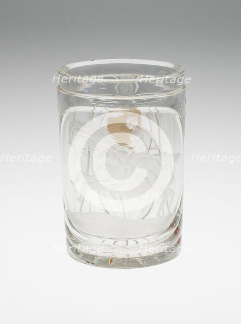 Beaker, Bohemia, c. 1830. Creator: Bohemia Glass.