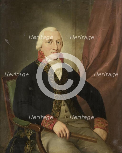 Portrait of Albertus Henricus Wiese, Governor-General of the Dutch East Indies, 1805-1810. Creator: Adriaan De Lelie.