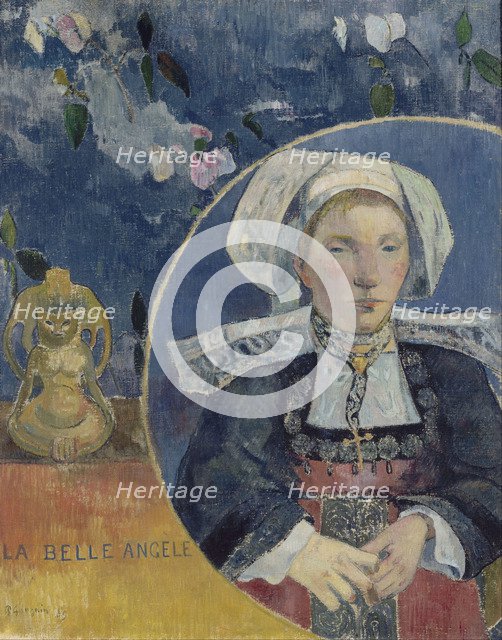 The Beautiful Angèle, 1889. Artist: Gauguin, Paul Eugéne Henri (1848-1903)