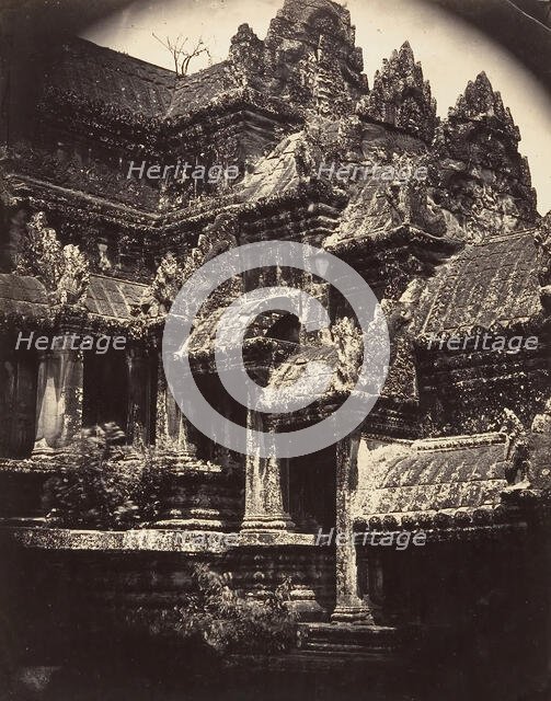 Angle d'Une Cour Intérieure de la Grande Pagode, 1866. Creator: Emile Gsell.