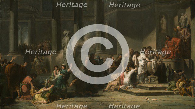 'Athenian Girls Drawing Lots', 18th century. Artist: Jean Francois Pierre Peyron.