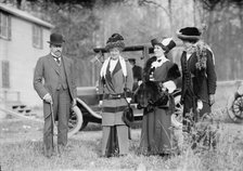 Edgewood Hunt - George H. Chase; Mrs. Chase; Mrs. Tuckerman; Mrs. R.H. Chapman, 1912. Creator: Harris & Ewing.