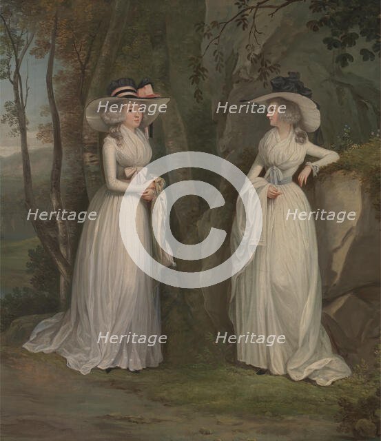 Eleanor and Margaret Ross, between 1785 and 1790. Creator: Alexander Nasmyth.