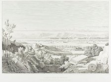 View of Délos: Cyclades. Port of Délos, Paros and Greater Délos, 1845. Creator: Theodore Caruelle d'Aligny.