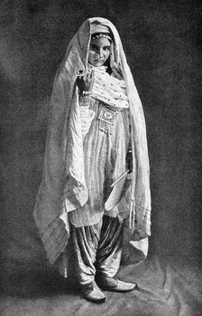 An Afghan woman, 1922.Artist: Holmes & Co.