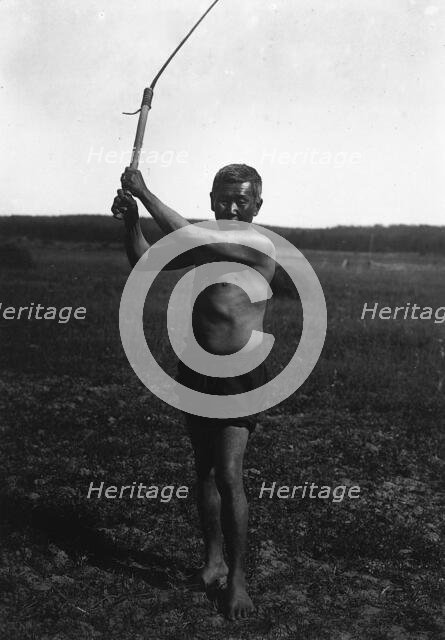 Whip exercise, 1890. Creator: Unknown.