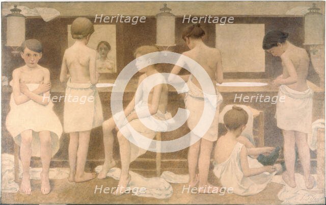 Les Petites Figurantes, between 1911 and 1913. Creator: Fernand Pelez.